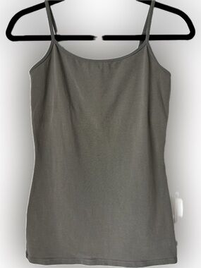 Express Cami Size S Neutral Gray/Green
